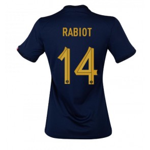 Maillot de foot France Adrien Rabiot #14 Domicile Femmes Monde 2022 Manches Courte